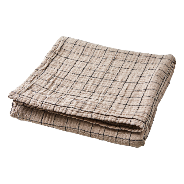 Bordsduk L220xW140 cm, Beige/svart